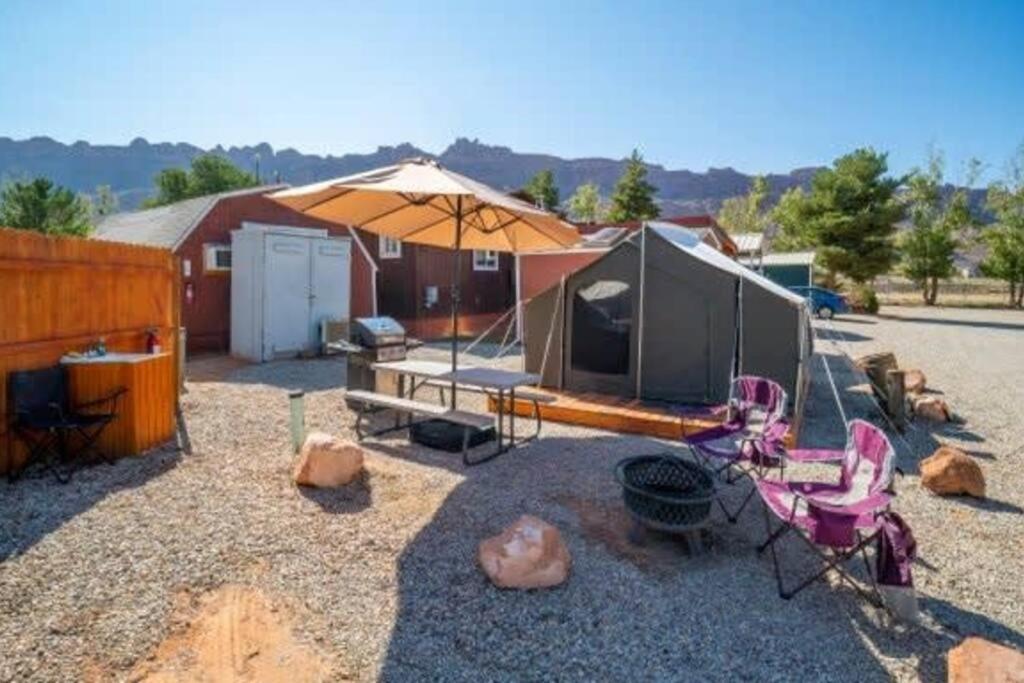 Moab Rv Resort Glamping Setup Tent In Rv Park #4 Ok-T4 المظهر الخارجي الصورة